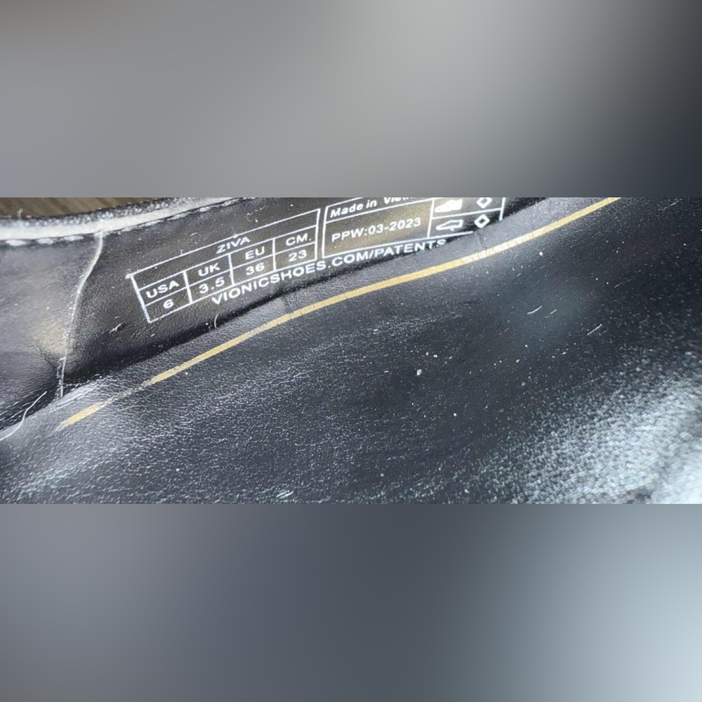 Vionic Black Pointed Toe Slingback Heels - image 7